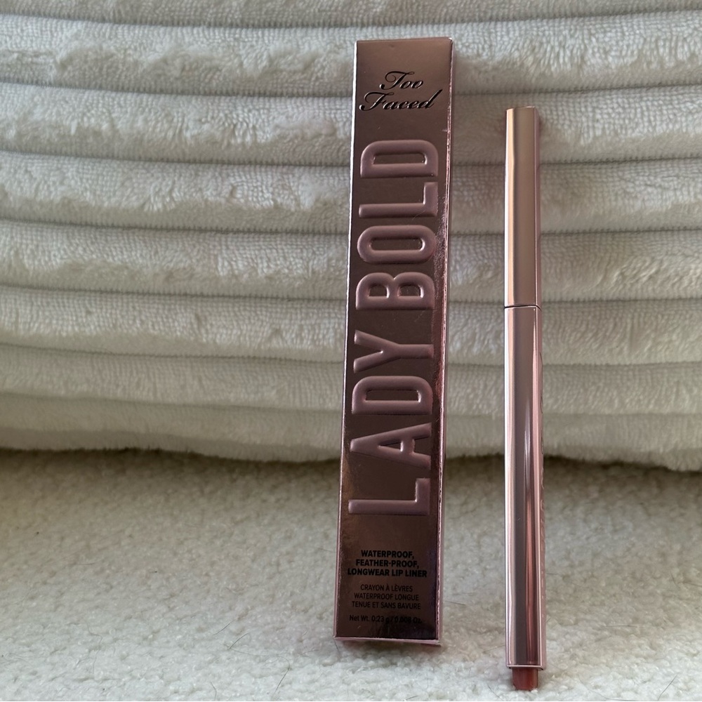 Too Faced- Lady Bold Lip Liner- Shade: Bad A**- BRAND NEW